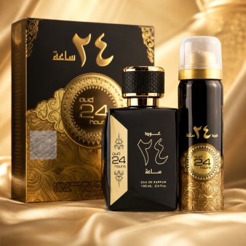 Parfum Arăbesc Oud 24 Hours Eau de Parfum 100 ml + Deodorant Spray 50 ml, Ard Al Zaafaran, Apă de Parfum , Unisex, Damă, Bărbat - Img 2