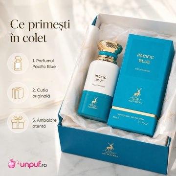 Parfum Arăbesc Pacific Blue Maison Alhambra EDP 80 ml Unisex, Inspirat Neroli Portofino, Aromă Citric Aromatică cu Bergamotă, Lămâie, Lavandă, Mandarină, Mirt, Portocală Amăruie, Rozmarin, Neroli, Floare de Portocal, Iasomie, Ambră și Ambretă - Img 10