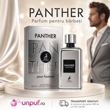 Parfum Arăbesc Panther Pour Homme Maison Alhambra EDP 100 ml Bărbat, Inspirat Phantom Paco Rabanne, Aromă Lemnos Aromatică cu Lămâie, Lavandă, Măr, Note de Fum, Paciuli, Vanilie și Vetiver - Img 10