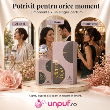 Parfum Arăbesc Paris Corner Eternal Musk 85 ml, Apă de Parfum Unisex, Damă și Bărbat, Aromă Oriental Lemnoasă, Mosc Fin și Elegant - Img 6