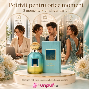 Parfum Arăbesc Paris Corner Hurriya Gingerique 100 ml, Apă de Parfum Unisex, Damă, Bărbat, Aromă Fresh Condimentată Oriental Lemnoasă, Inspirat Ingenious Ginger - Img 6