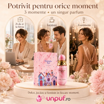 Parfum Arăbesc Paris Corner Marshmallow Blush 100 ml, Apă de Parfum Damă, Aromă Gurmand Dulce, Inspirat Yum Boujee Marshmallow - Img 6