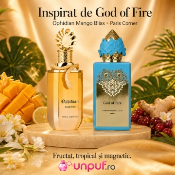 Parfum Arăbesc Paris Corner Ophidian Mango Bliss 100 ml, Apă de Parfum Unisex, Damă, Bărbat, Aromă Fructat Florală, Inspirat God of Fire - Img 8