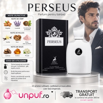 Parfum Arăbesc Perseus Maison Alhambra EDP 100 ml Bărbat, Inspirat Pegasus Parfums de Marly, Aromă Oriental Fougère cu Bergamotă, Chimion, Heliotrop, Migdale Amare, Iasomie, Lavandă, Lemn de Santal și Vanilie - Img 9