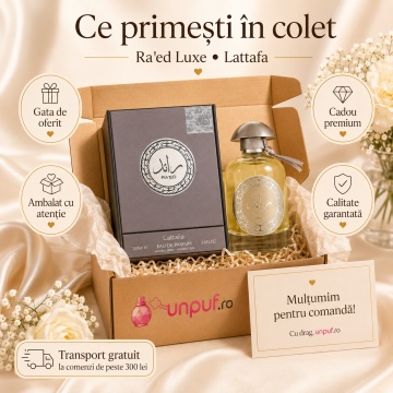 Parfum Arăbesc Ra'Ed Lattafa EDP 100 ml Bărbat, Inspirat K by Dolce & Gabbana, Aromă Chypre cu Lămâie, Mandarină, Note Condimentate, Șofran, Scorțișoară, Cuișoare, Ambră, Pielărie, Vanilie și Mosc - Img 4