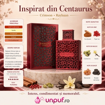 Parfum Arăbesc Rayhaan Crimson pentru Bărbați 100 ml, Cald Condimentat Vanilat Ambrat - Img 10