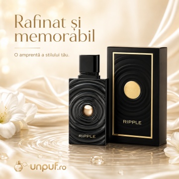 Parfum Arăbesc Ripple French Avenue EDP 100 ml Unisex, Inspirat Y Elixir YSL, Aromă Fructat Acvatic Proaspătă cu Acord de Apă, Citrice, Coacăze, Fructe Roșii, Flori Acvatice, Iasomie, Ambră, Cedru și Mosc Alb - Img 4