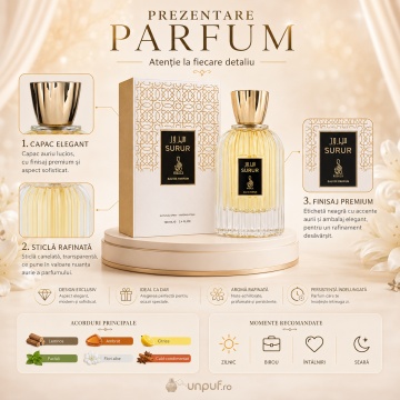 Parfum Arăbesc Risala Series Surur 100 ml, Unisex, Damă, Bărbat, edp - Img 3