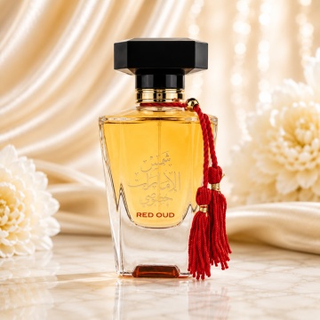 Parfum Arăbesc Shams Al Emarat Khususi Red Oud Ard Al Zaafaran 100 ml, Apă de Parfum Damă, Aromă Oriental Oud, Florală și Ambrată, Inspirat Intense Cafe - Img 2