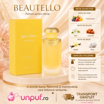 Parfum Arăbesc Sterling Beautello By Jenny Glow 100 ml, Unisex, Damă, Bărbat, edp - Img 10