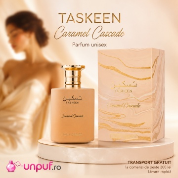 Parfum Arăbesc Taskeen Caramel Cascade Paris Corner 100 ml, Apă de Parfum Unisex, Damă și Bărbat, Aromă Floral Fructat Gurmandă, Inspirat Bianco Latte - Img 10