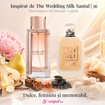 Parfum Arăbesc The Kingdom Women Lattafa 100 ml, Apă de Parfum Damă, Aromă Oriental Vanilată cu Bujor, Coacăză Neagră, Pară, Iasomie, Pralină, Tonka, Ambră, Santal, Mosc și Vanilie - Img 8