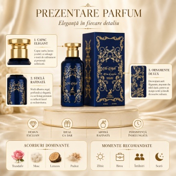 Parfum Arăbesc The Myth Maison Alhambra EDP 100 ml Unisex, Inspirat A Song For The Rose Gucci, Aromă Floral Lemnos Mosc cu Cimbru, Trandafir Bulgăresc, Șofran, Iasomie, Iris, Trandafir, Ambră, Mosc și Vanilie - Img 3