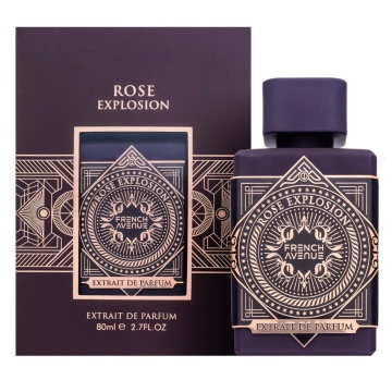 Parfum Arăbesc Unisex Rose Explosion French Avenue 80 ml, Apă de Parfum, Inspirat de Atomic Rose Initio, Aromă Florală Intensă cu Fructe Roșii, Note Verzi, Bergamotă, Flori Albe, Iasomie, Trandafir, Cedru, Mosc și Vanilie - Img 11