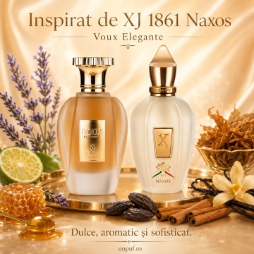Parfum Arăbesc Voux Elegante Emir 100 ml, Apă de Parfum Unisex, Damă și Bărbat, Aromă Aromatic Condimentată, Inspirat Naxos Xerjoff - Img 8