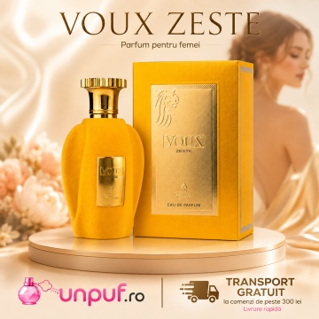 Parfum Arăbesc Voux Zeste Emir 100 ml, Apă de Parfum Damă, Aromă Citric Gurmandă, Inspirat Italian Cello - Img 10