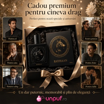 Parfum Arăbesc Wolf Rayhaan EDP 100 ml Unisex, Inspirat The Most Wanted Intense, Aromă Lemnos Aromatică cu Cardamom, Citrice, Piper, Vetiver, Lavandă, Note Uscate, Ambră, Cedru și Mosc - Img 7