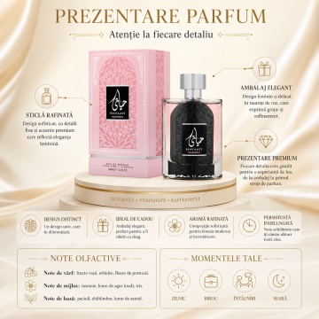 Parfum Ard Al Zaafaran Haayati Pink 100 ml, parfum arăbesc, edp, Damă - Img 3