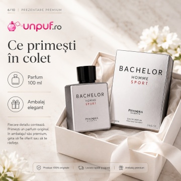Parfum Bachelor Homme Sport Pendora Scents 100 ml, Apa De Parfum, Barbati - Img 6