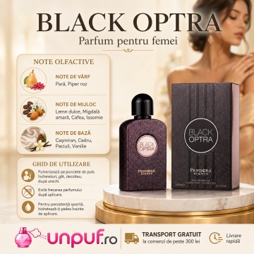 Parfum Black Optra Pendora Scents 100 ml, Apa De Parfum, Femei - Img 9