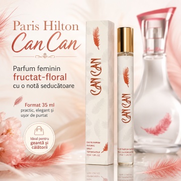 Parfum Can Can 35 ml, Damă, Aromă Fructat Florală, Format Compact, Note de Nectarine, Coacăze Negre, Orhidee Sălbatică, Floare de Portocal, Pară și Clementină - Img 8