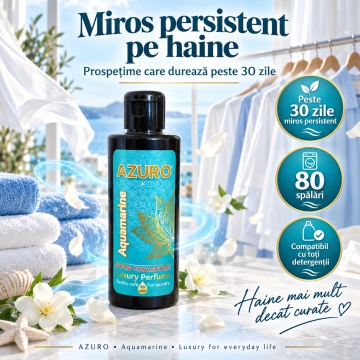 Parfum Concentrat pentru Rufe Azuro Aquamarine – 200 ml - Img 2