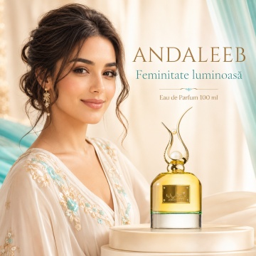 Parfum Damă Andaleeb Asdaaf, Eau de Parfum 100 ml, Floral Citric, Iasomie, Trandafir, Patchouli, Lemn de Santal și Vetiver - Img 5