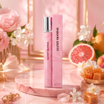 Parfum Damă Glitzy Skandal 35 ml V.V. Love, Apă de Parfum, Inspirat de Scandal Jean Paul Gaultier, Aromă Dulce Florală cu Miere, Portocală Sângerie, Mandarină, Gardenie, Iasomie, Caramel și Paciuli