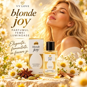 Parfum Dama VV Love Blonde Joy, Eau de Parfum EDP, 30 ml, Persistent, Floral-Condimentat, cu Vanilie si Lemn de Santal, pentru Zi si Seara - Img 2