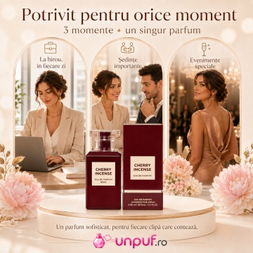 Parfum Fragrance World Cherry Incense 80 ml ,arăbesc , Bărbat, Damă, Unisex - Img 6