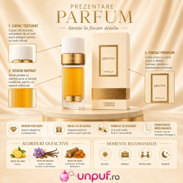 Parfum French Avenue Zenith Vanilla 100 ml ,arăbesc , Bărbat, Damă, Unisex - Img 2