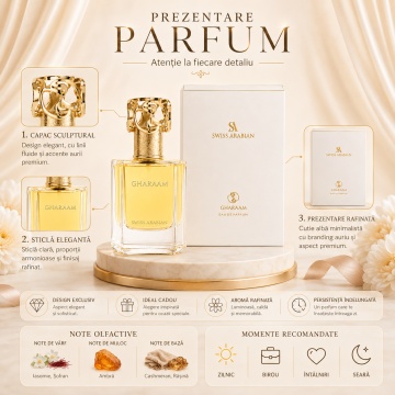 Parfum Gharaam 1080 Extrait de Parfum 50ml, tip arăbesc, Unisex, Damă, Bărbat - Img 3