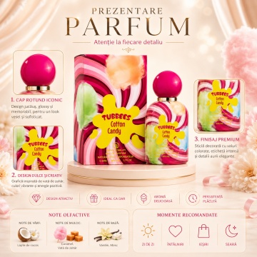Parfum Grandeur Elite Tubbees Cotton Candy 50 ml - Img 3