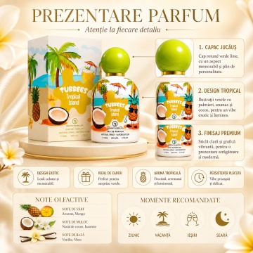 Parfum Grandeur Elite Tubbees Tropical Island 50 ml - Img 3
