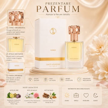 Parfum Hawa 1080 Extrait de Parfum 50ml, tip arăbesc, Damă - Img 3