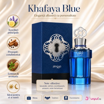 Parfum Khafaya Blue Eau de Parfum 100ml, tip arăbesc, Bărbat - Img 3