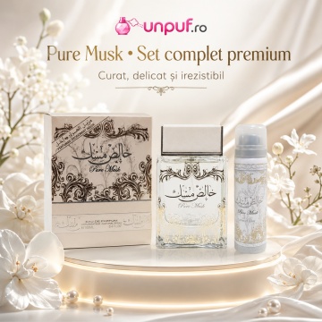Parfum Lattafa Pure Musk 100 ml + Deo, Damă - Img 8
