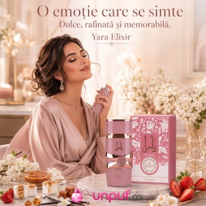 Parfum Lattafa Yara Elixir 100 ml, Apă de Parfum Damă, Aromă Dulce Gourmandă Ambra Vanilat, Note de Coacăze Negre, S’Mores cu Căpșuni, Caramel, Mosc și Vanilie - Img 10