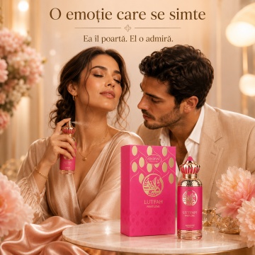 Parfum Lutfah First Love Eau de Parfum 80ml, tip arăbesc, Damă - Img 5