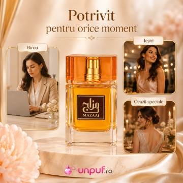 Parfum Mazaaj Eau de Parfum 100ml, tip arăbesc, Unisex, Damă, Bărbat - Img 4