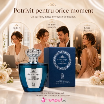 Parfum Oud Al Qadima Nylaa 100 ml, Apa De Parfum, Unisex - Img 4