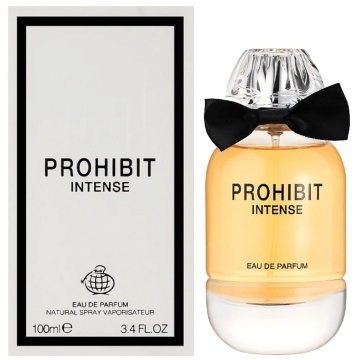 Parfum Prohibit Intense Fragrance World 100 ml, Apa De Parfum, Femei
