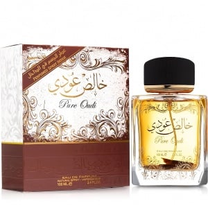 Parfum Pure Oudi Lattafa 100 ml, Apă De Parfum + 50 ml Deodorant Spray, Bărbat - Img 3