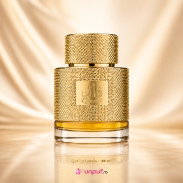Parfum Qaa’ed Lattafa 100 ml, Eau de Parfum unisex, aromă orientală caldă cu scorțișoară, cardamom, bergamotă, șofran, oud, vanilie și ambră - Img 12