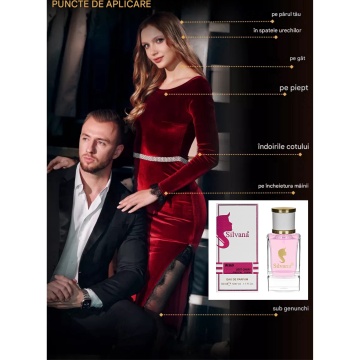 Parfum Silvana Lost Chery Oriental Floral unisex parfum W369, 50 ml, pentru damă - Img 4