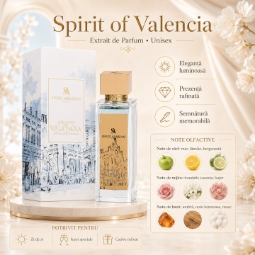 Parfum Spirit of Valencia Extrait de Parfum 100ml, tip arăbesc, Unisex, Damă, Bărbat - Img 9