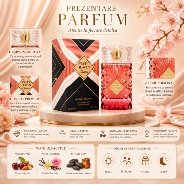 Parfum Sweet Heaven Cherry Gulf Orchid 100 ml, Apa De Parfum, Unisex - Img 3