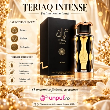 Parfum Teriaq Intense Lattafa 100 ml, Apă De Parfum, Unisex - Img 8