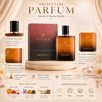 Parfum Titan Eau de Parfum 100ml, tip arăbesc, Bărbat - Img 3