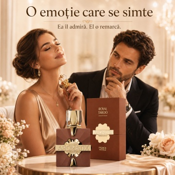 Parfum Unisex Arăbesc French Avenue Royal Taboo Aromatix 100 ml, Extract de Parfum, Inspirat de Centaurus Creed, Aromă Oriental Ambrată cu Citrice, Condimente, Șofran, Vanilie, Scorțișoară, Ambră, Tutun, Rășini, Mosc, Lemn de Cedru și Tonuri Balsamice - Img 4